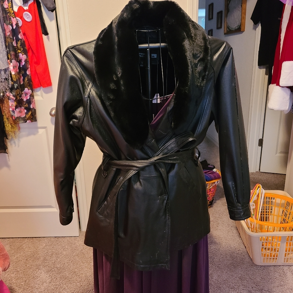 Leather jacket